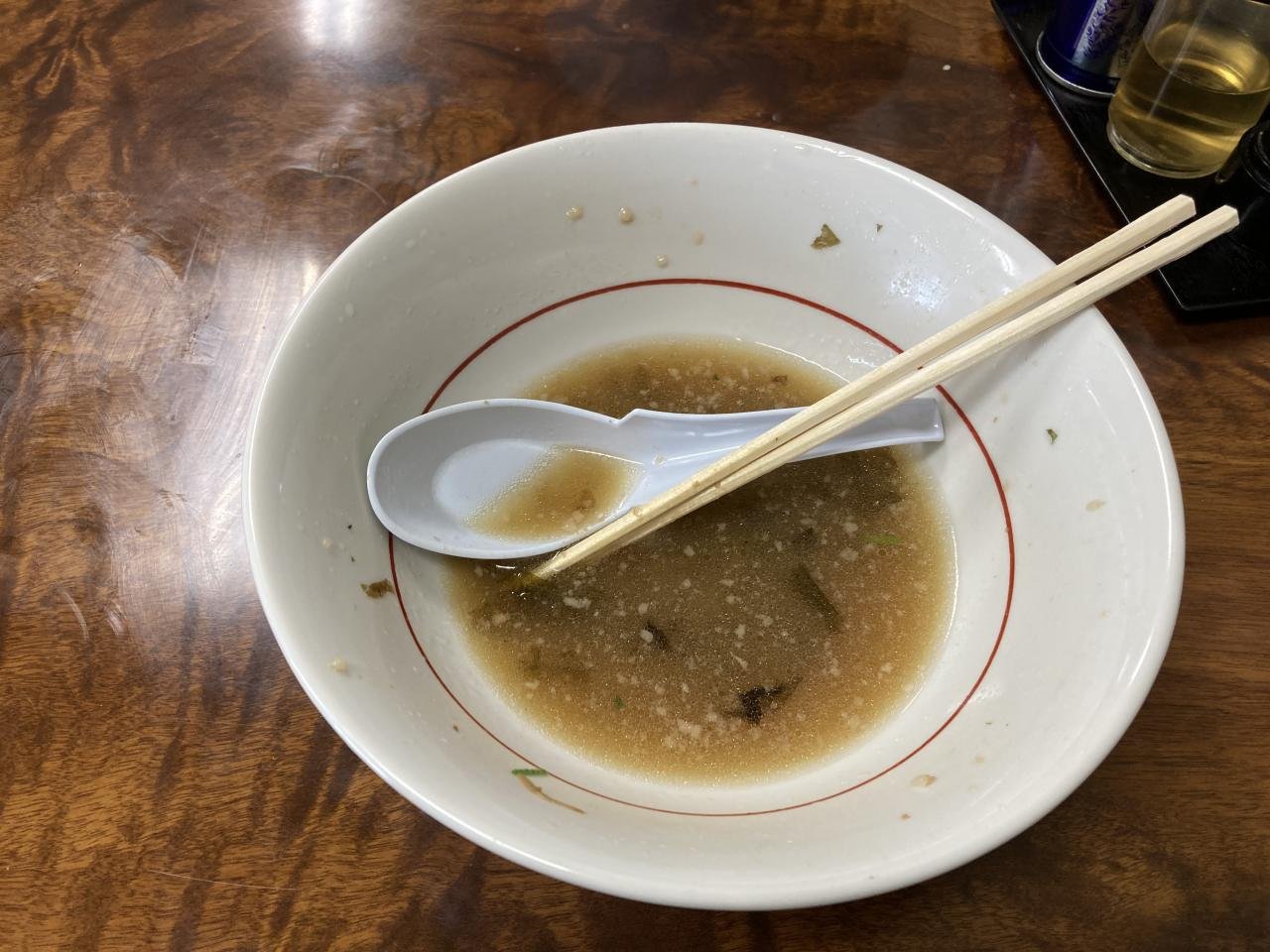 岩のりラーメン完食