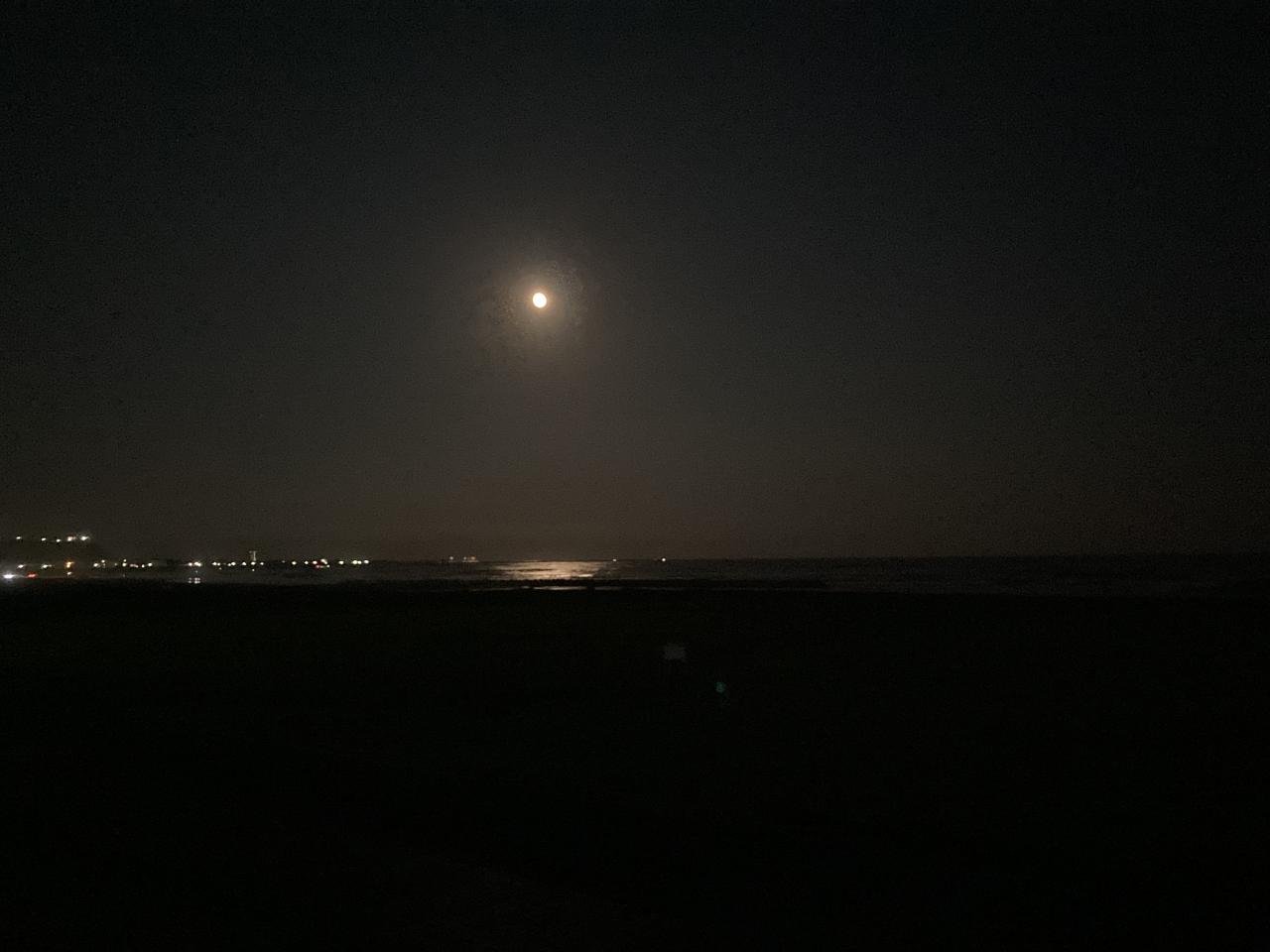 夜の海